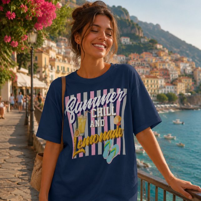 Sommar kyla och lemonad T-Shirt (Skapare uppladdad)