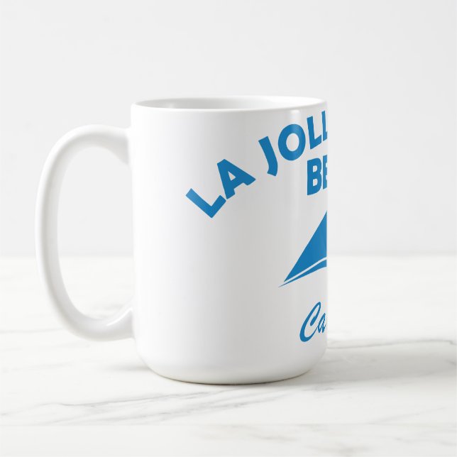 Sommar la jolla shores- kalifornien  kaffemugg (Vänster)