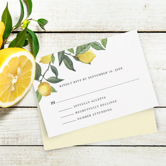Sommar Lemon Arrangemang OSA Kort (Skapare uppladdad)