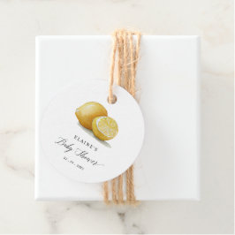 Sommar Lemon Lime Citrus Baby Shower Gåvor Etiketter