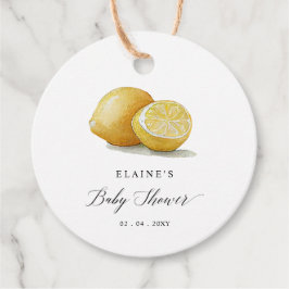 Sommar Lemon Lime Citrus Baby Shower Gåvor Etiketter
