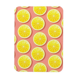 Sommar Lemon Slices Mönster Magnet