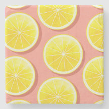 Sommar Lemon Slices Mönster