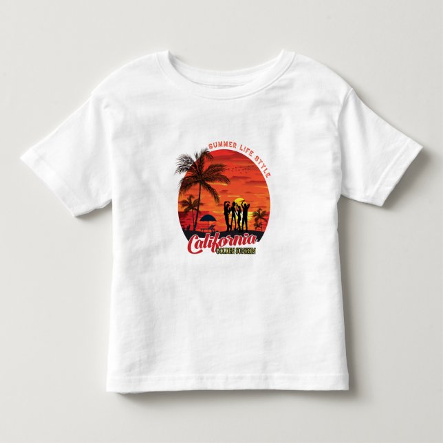 Sommar Life Stil T Shirt (Framsida)