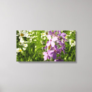 Sommar Lilac och Daisy Canvastryck