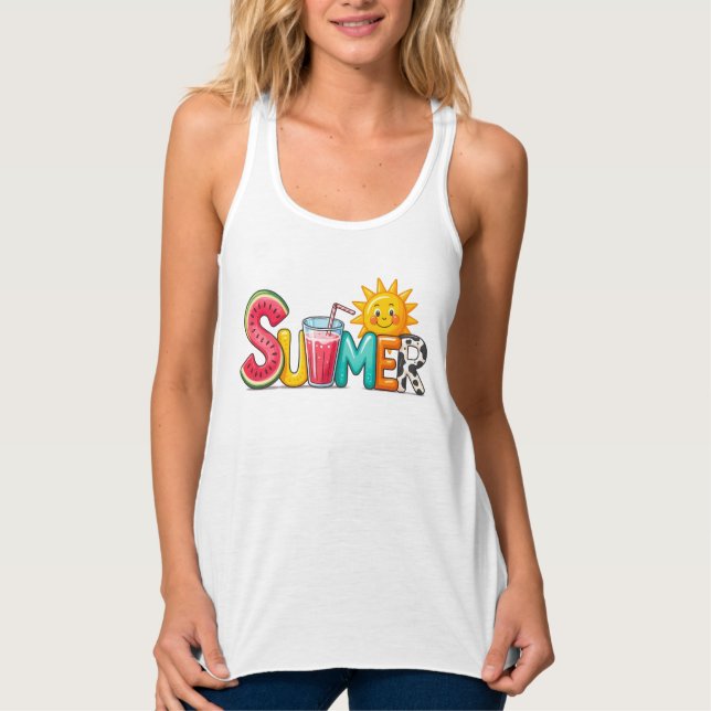 Sommar  linne med racerback  (Framsida)