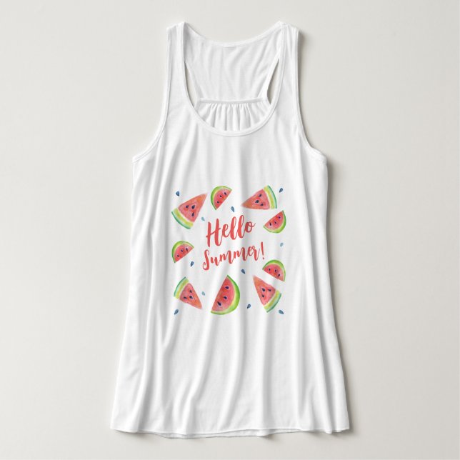Sommar Linne Med Racerback (Design framsida)