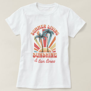 "SOMMAR LIV SOLSKEN & solbränna" T Shirt