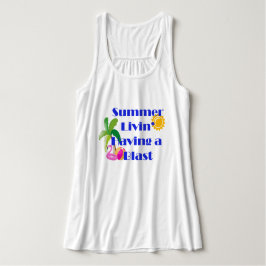 Sommar Livs Tanka Linne Med Racerback