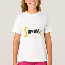 Sommar-Logotypen - Sommartextdesign T Shirt