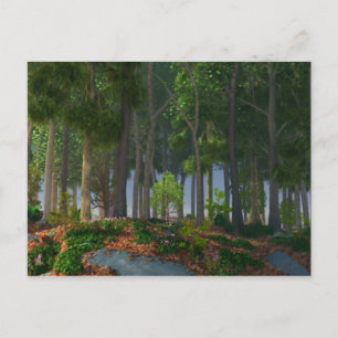 Sommar Löv-vykort Vykort