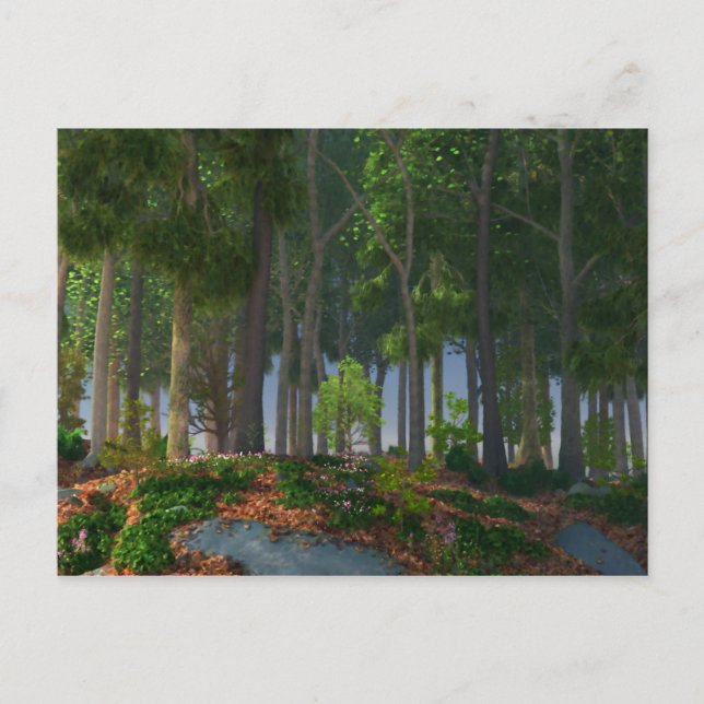 Sommar Löv-vykort Vykort (Framsida)