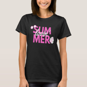 Sommar Lovin'Beachwear Roligt T Shirt