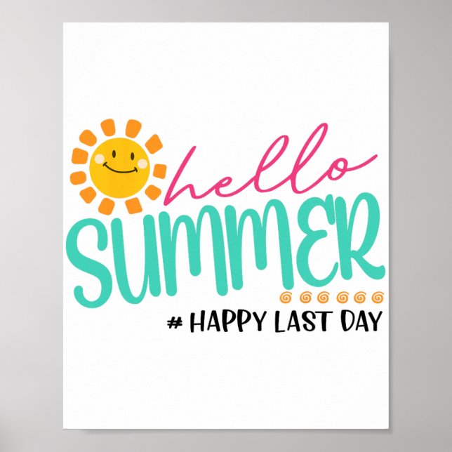 Sommar Lycklig förra dagen Poster (Framsidan)