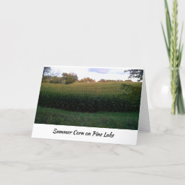 Sommar maj fält på South Drive, Gräs Sjö Kort