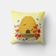 Sommar Meadow Beehive och Honungsbete