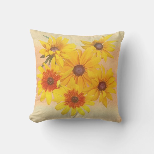 Sommar med blommor kudde (Framsida)
