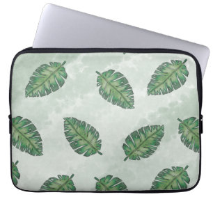 Sommar med Grönt Löv Laptop Fodral