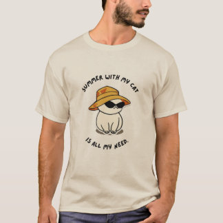 Sommar med min katt hela mitt behov t shirt