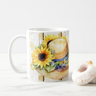 Sommar med solblommor vintage kaffemugg