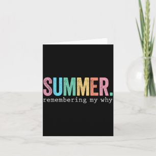 Sommar Minns Varför Roligt Inspirerande Citat Kort