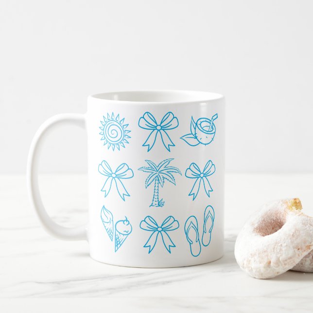 Sommar Mode Coquette Slöja Kaffemugg (Med munk)