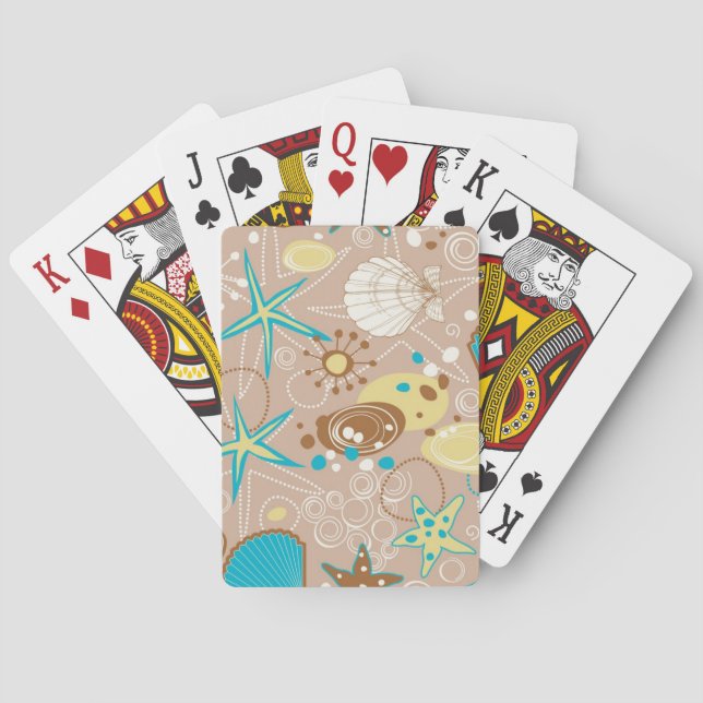 Sommar mönster casinokort (Baksidan)