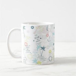 Sommar mönster kaffemugg