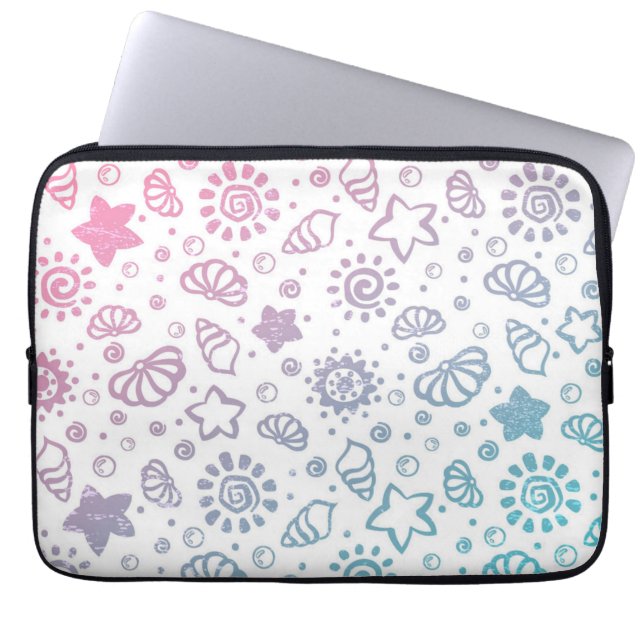 Sommar mönster laptop fodral (Framsidan)