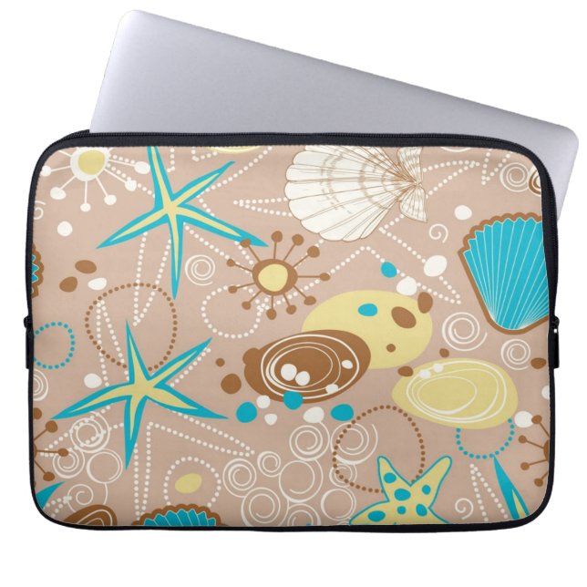 Sommar mönster laptop fodral (Framsidan)