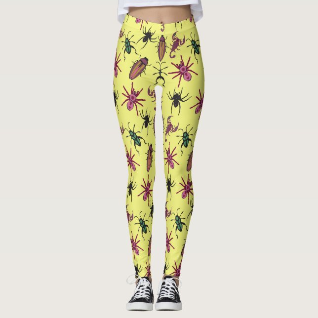 Sommar Mönster Leggings (Framsida)