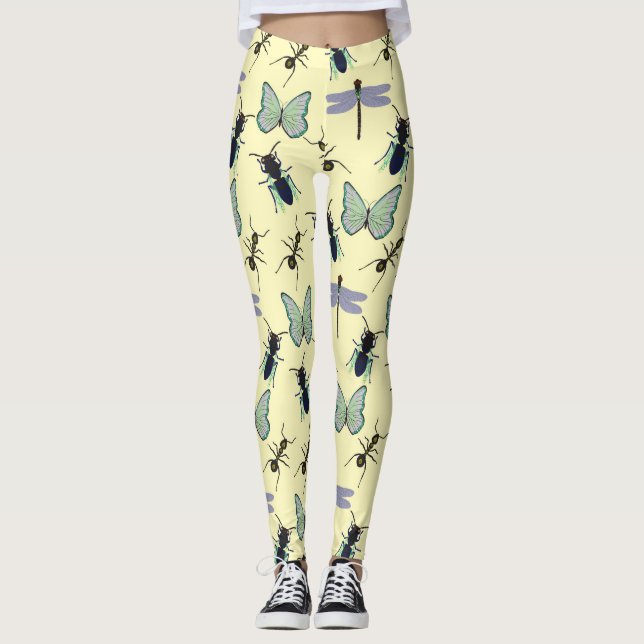Sommar Mönster Leggings (Framsida)