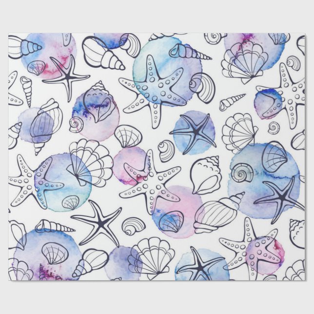 Sommar mönster presentpapper (Platt)