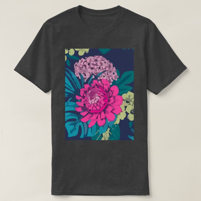 Sommar Mönster-sammansättningar Hand T Shirt (Design framsida)