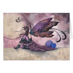 Sommar Moon Fairy Card av Molly Harrison Hälsningskort