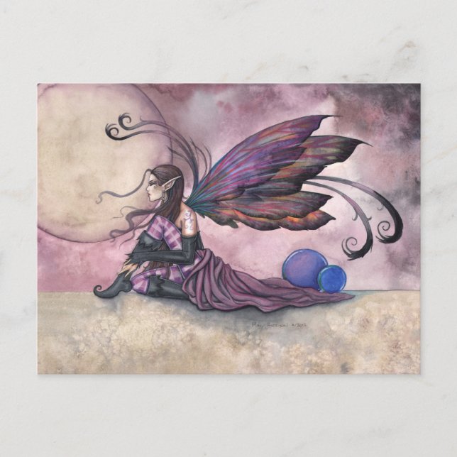Sommar Moon Fairy vykort av Molly Harrison (Framsida)