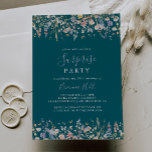 Sommar Multifärgad Wildbloms Grönt Surprise Party Inbjudningar<br><div class="desc">Denna sommar-multifärgad-grönt är en perfekt för en modern födelsedag,  pension eller någon överraskning för party. Utformningen har vattenfärgsfärgad rosa,  ,  lila,  rött,  burgudy,  gult,  vita blommor och fjärilar med en grön,  nyktert bunten i elegant blommigt bouquets.</div>