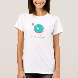 Sommar Munk & Popsicle Söta Gods Söt T Shirt