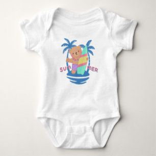 Sommar Nalle Surfer i Hawaii T Shirt