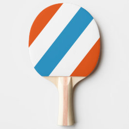 Sommar Nostalgiska Kraftiga Ränder Pingisracket