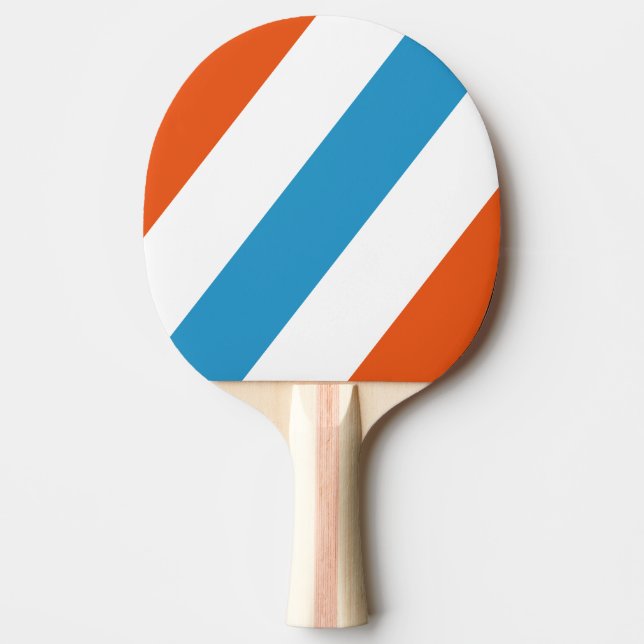 Sommar Nostalgiska Kraftiga Ränder Pingisracket (Framsidan)