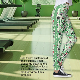 Sommar - Nyckelpigor, Fjärilar Blad-Text Alternati Leggings
