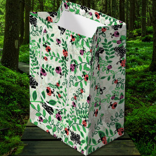 Sommar - Nyckelpigor, Fjärilar Löv Presentväska