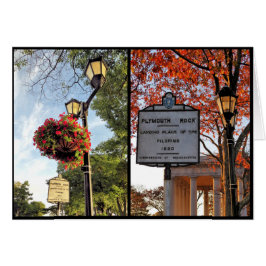 Sommar och fall hälsningskort