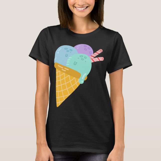 Sommar och Gelato Women's Basic T-Shirt (Framsida)