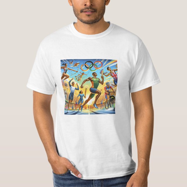 Sommar-Olympiska spelen-T-shirt T Shirt (Framsida)