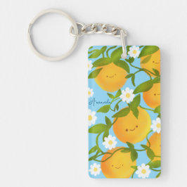 Sommar Orange Träd Garden