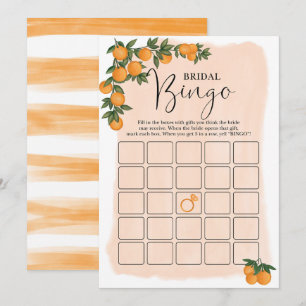 Sommar-Orangen Citrus Bingo Möhippa-spelkort