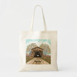 Sommar Överbyggd Bro Tote Bag Tygkasse