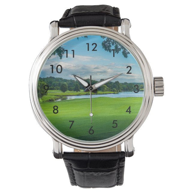 Sommar på golfbanan armbandsur (Framsida)